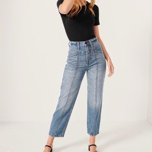 Abercrombie and Fitch Ultra High mom jeans